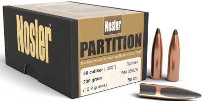 Nosler Projectile .30, Partition Sp 200gr (50Pcs.)_1