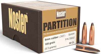 Nosler Projectile 6mm, Partition Sp 100gr (50Pcs.)_1