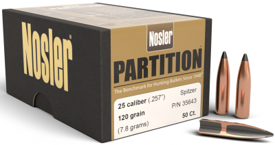 Nosler Projectile .25, Partition Sp 120gr (50Pcs.)_1