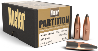 Nosler Geschosse 9.3mm, Partition Sp 286gr(50Pcs.)_1