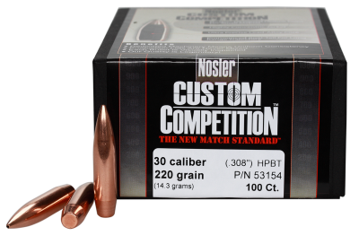 Nosler Projectile .30, CC HPBT 220gr (100Pcs.)_3