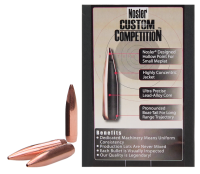 Nosler Projectile 7mm, CC HPBT 168gr (100Pcs.)_2