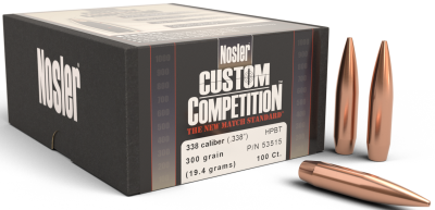 Nosler Projectile .338, CC HPBT 300gr (100Pcs.)_1