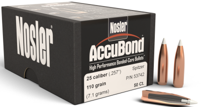 Nosler Projectile .25, AccuBond Sp 110gr (50Pcs.)_1