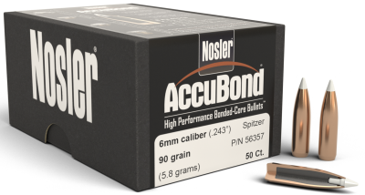 Nosler Projectile 6mm, AccuBond Sp 90gr (50Pcs.)_1