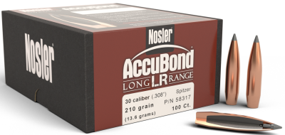 Nosler Geschosse .30, ABLR Sp 210gr (100Pcs.)_1