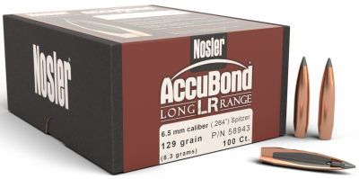 Nosler Projectile 6.5mm, ABLR Sp 129gr (100Pcs.)_1