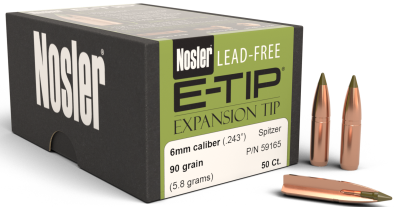 Nosler Geschosse 6mm, E-Tip Sp 90gr (50Pcs.)_1