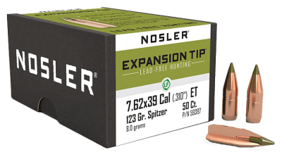 Nosler Geschosse 7.62x39, E-Tip 123gr (50Pcs.)_1