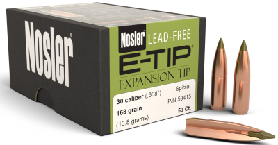 Nosler Projectile .30, E-Tip Sp 168gr (50Pcs.)_1