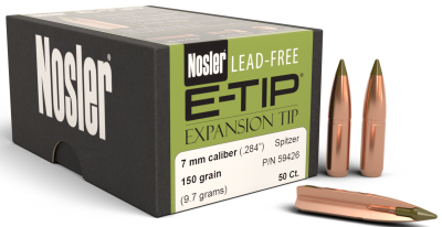 Nosler Projectile 7mm, E-Tip Sp 150gr (50Pcs.)_1