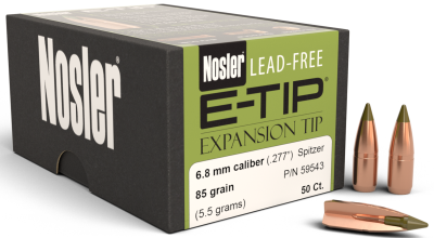 Nosler Projectile 6.8mm, E-Tip Sp 85gr (50Pcs.)_1