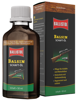 Ballistol Balsin Schaftöl dunkelbraun, 50ml_1