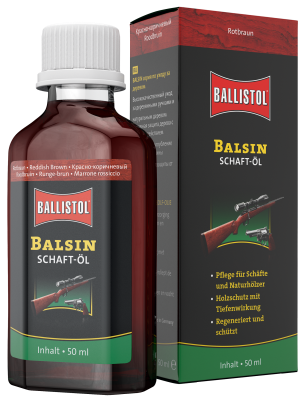 Ballistol Balsin huile de crosse rouge-brune, 50ml_1