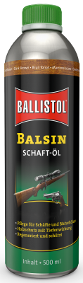 Ballistol Balsin Schaftöl dunkelbraun, 500ml_1