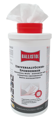 Ballistol dispenser box with 130 dry wipes_2