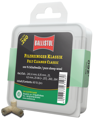 Ballistol Tampon de nettoyage Classique .260 (60)_1