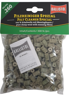 Ballistol Filzreiniger Spezial, Kal. .260 (300Stk)_1