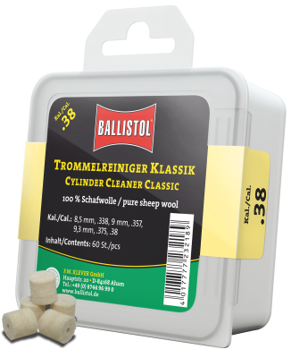 Ballistol Trommelreiniger Klassik, Kal. .38 (60St)_1