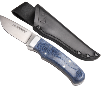 Linder Jagdmesser Hunter N695, Micarta blau_1