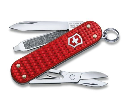 VICTORINOX Classic Precious Alox Kollektion, rot_1