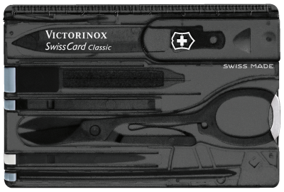 VICTORINOX Swiss Card Onyx schwarz transparent_1