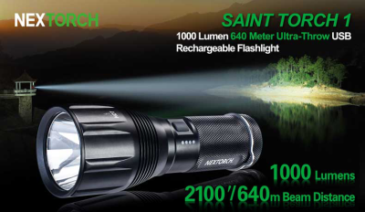 Nextorch Lampe Saint Torch1, LED 1000Lumen/5h_1