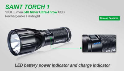 Nextorch Lampe Saint Torch1, LED 1000Lumen/5h_4