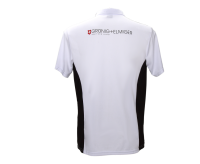 G+E Polo shirt, Unisex white/black S-2XL