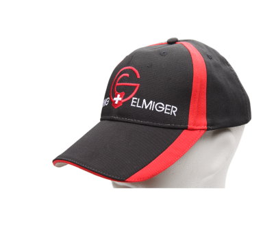 G+E Cap black/red, One Size with Velcro-strip_2