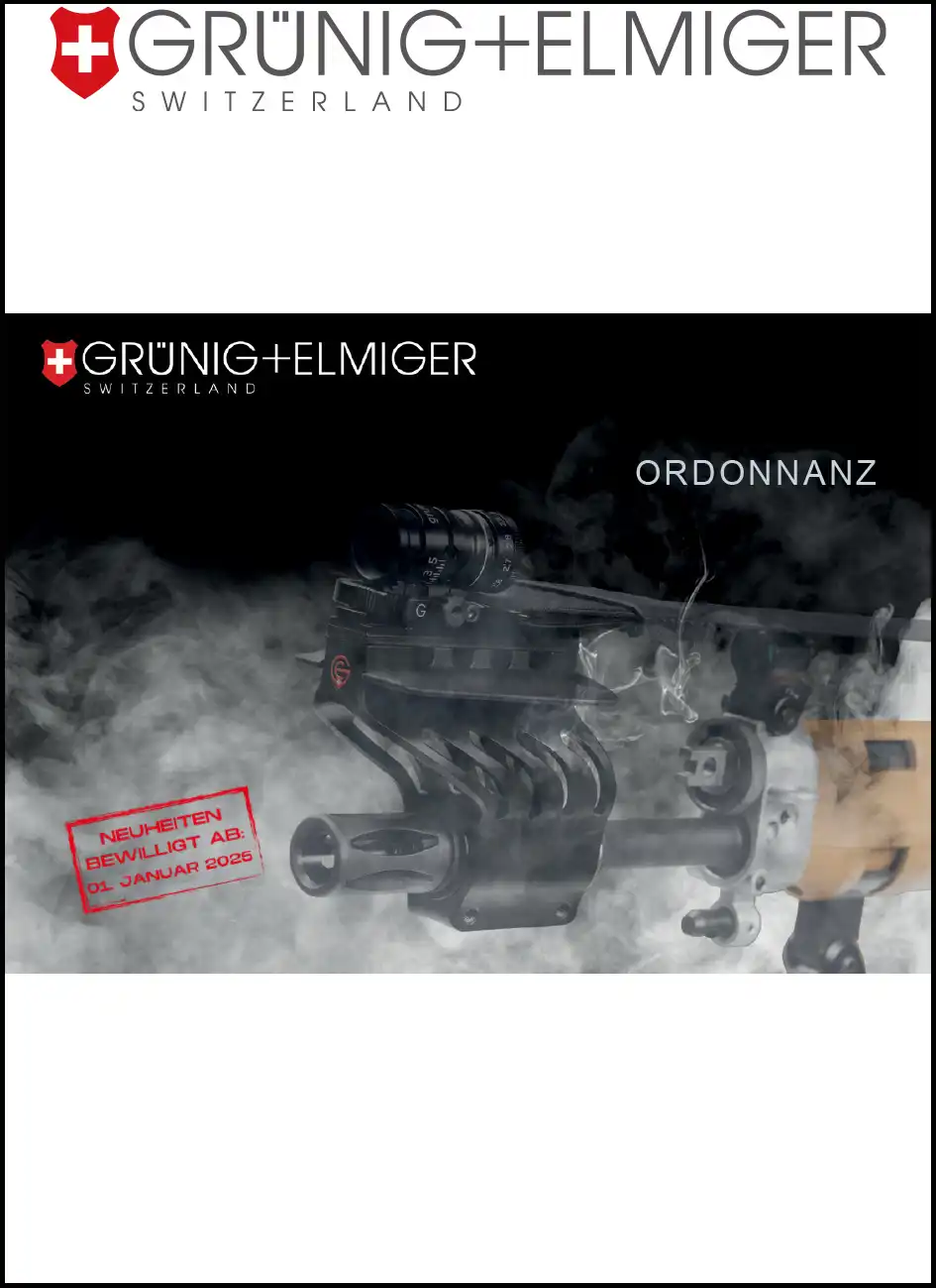 Grünig + Elmiger Catalogue Ordonnance